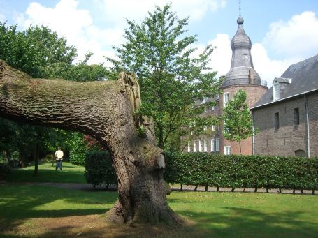 Bergen : Kasteel Well, Schlossgarten